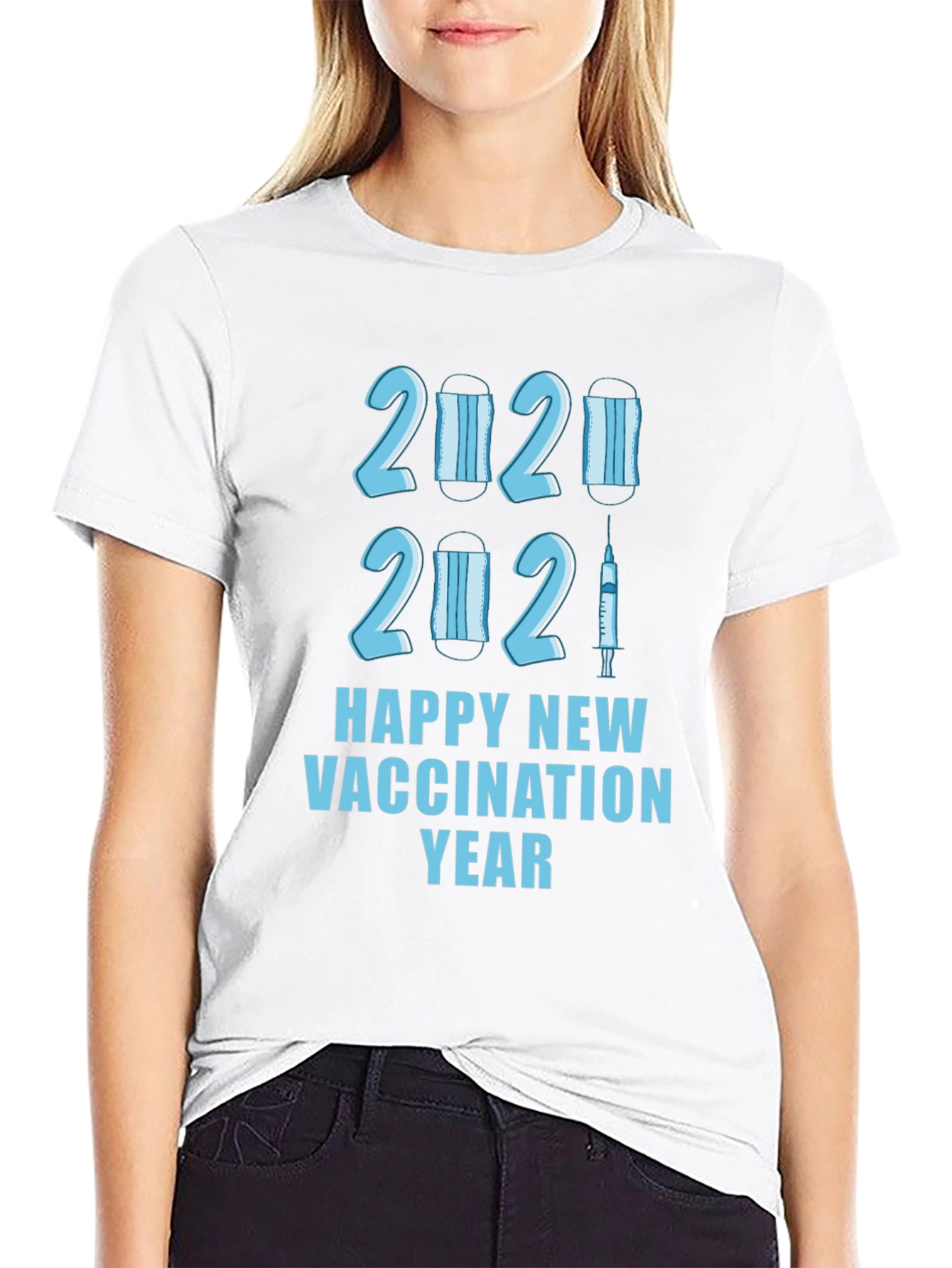 Happy Vaccination New Year T-Shirt