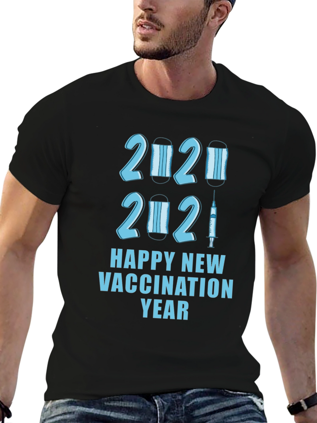 Happy Vaccination New Year T-Shirt
