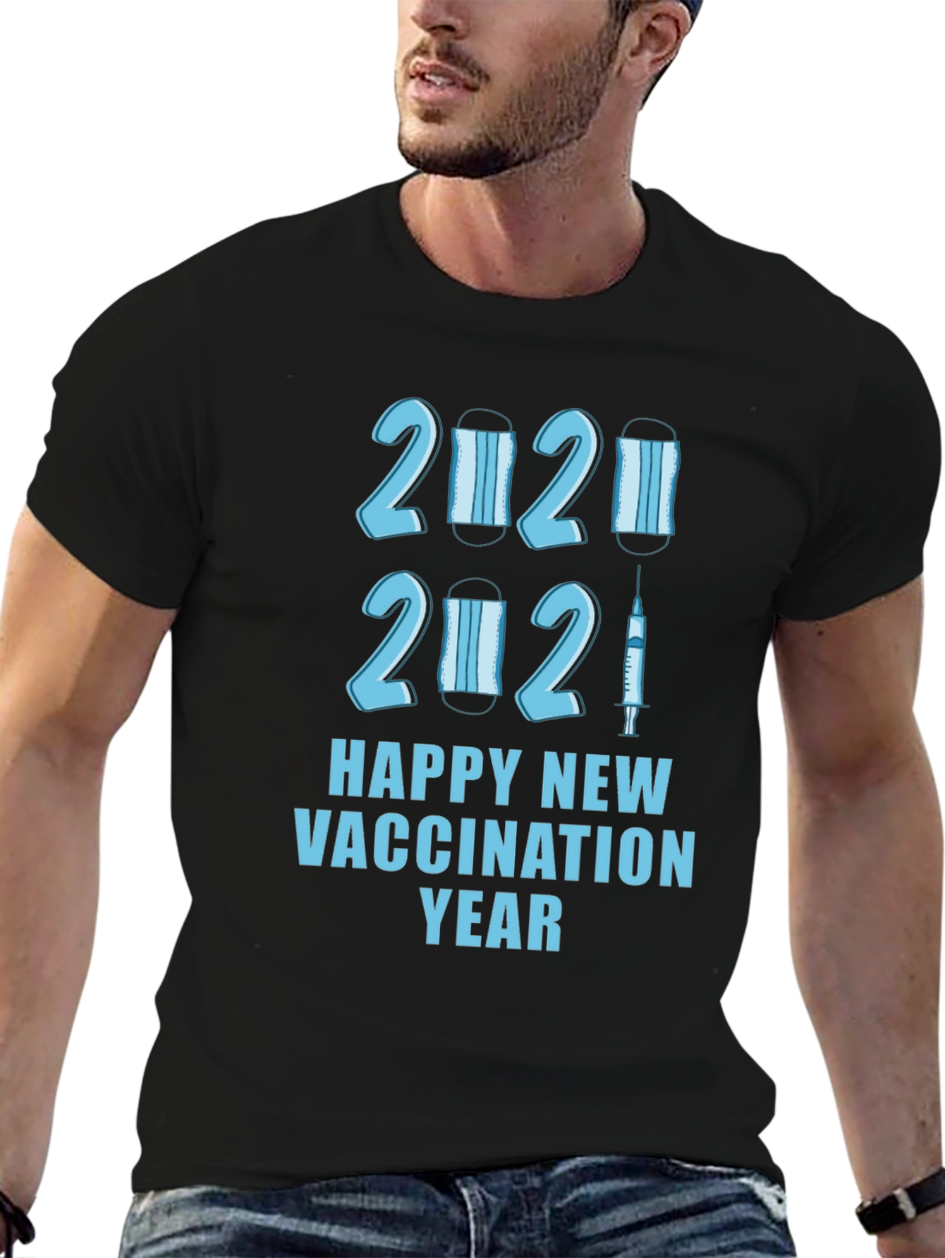 Happy Vaccination New Year T-Shirt