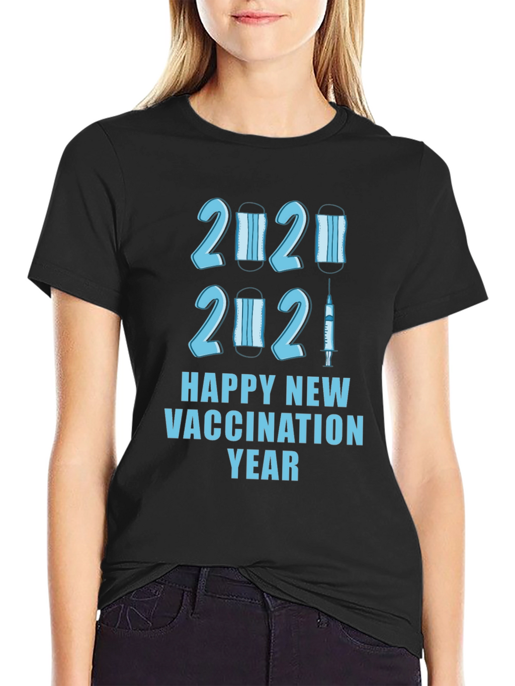 Happy Vaccination New Year T-Shirt