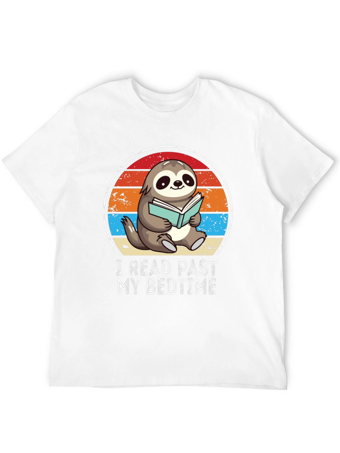 I Read Past My Bedtime Sloth T-Shirt