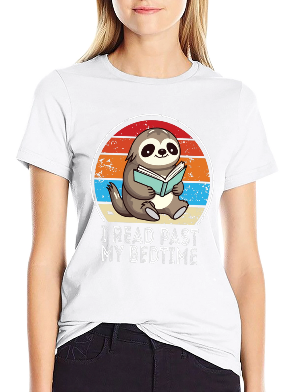I Read Past My Bedtime Sloth T-Shirt