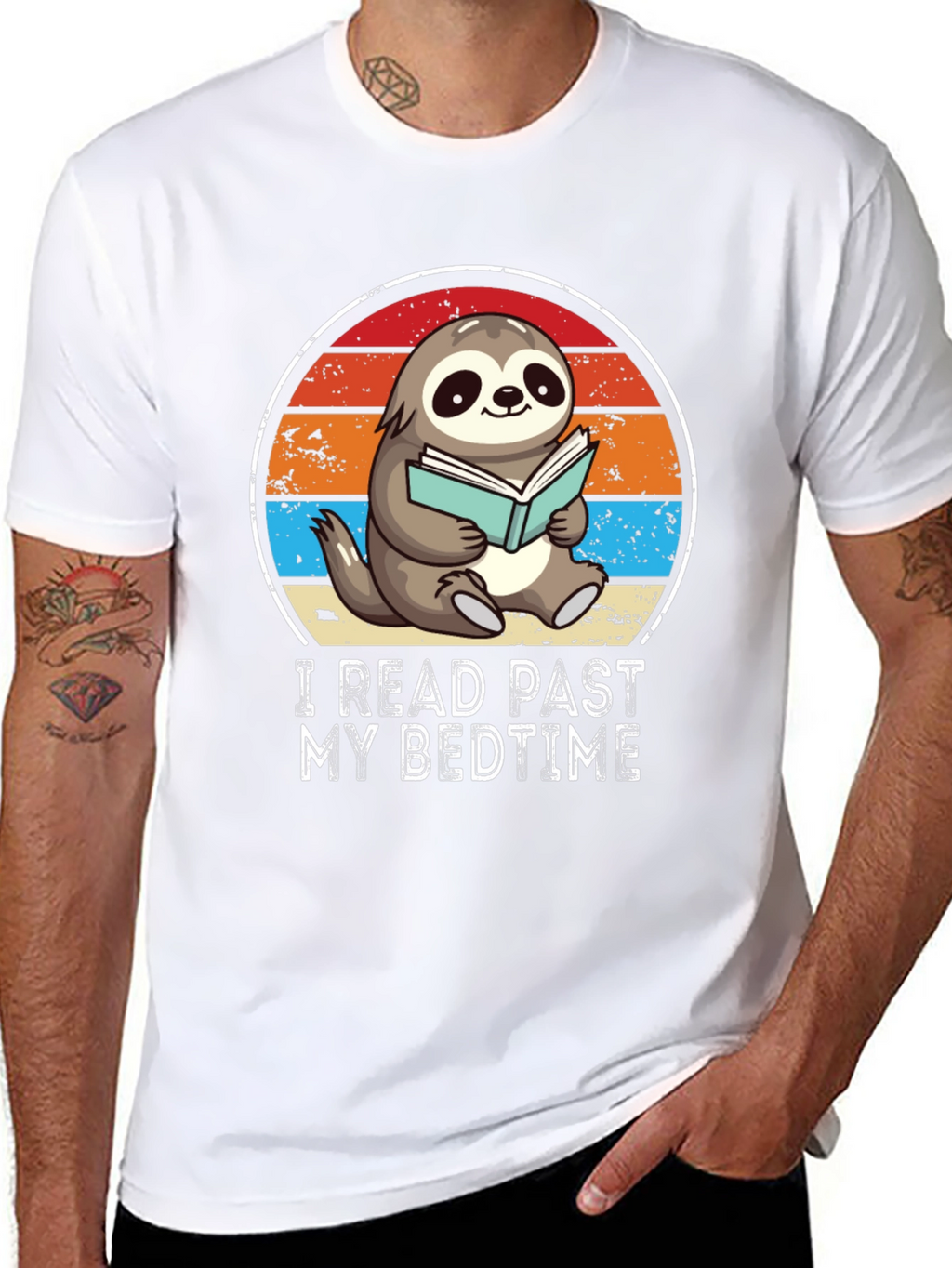 I Read Past My Bedtime Sloth T-Shirt