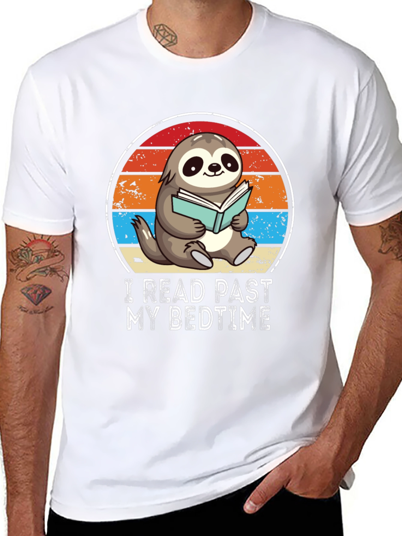 I Read Past My Bedtime Sloth T-Shirt