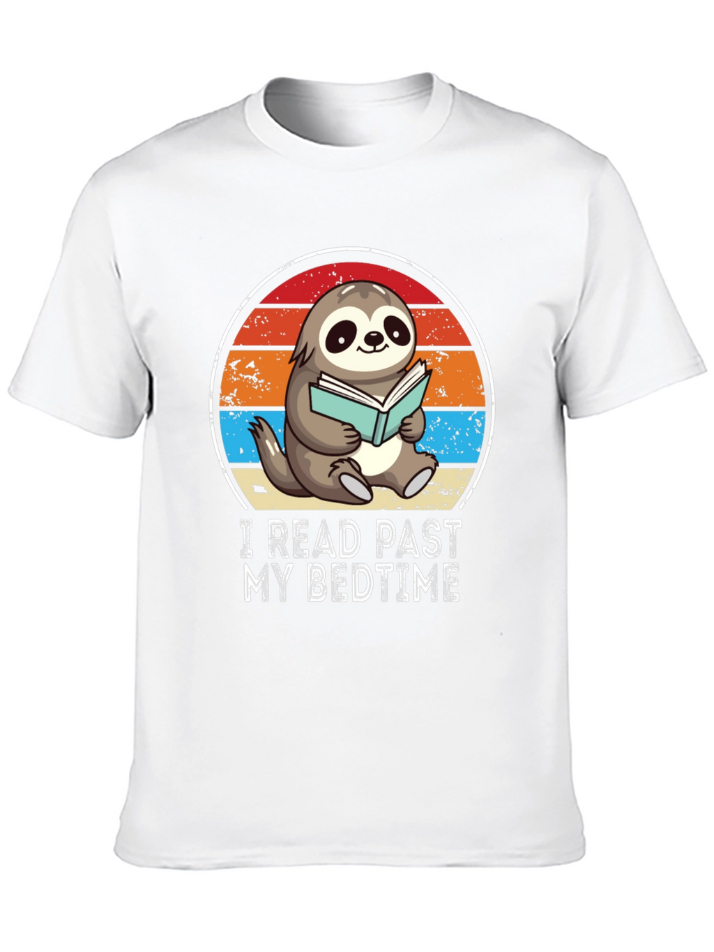 I Read Past My Bedtime Sloth T-Shirt
