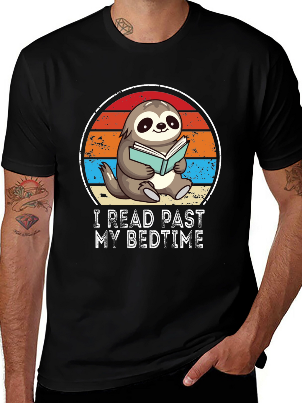 I Read Past My Bedtime Sloth T-Shirt