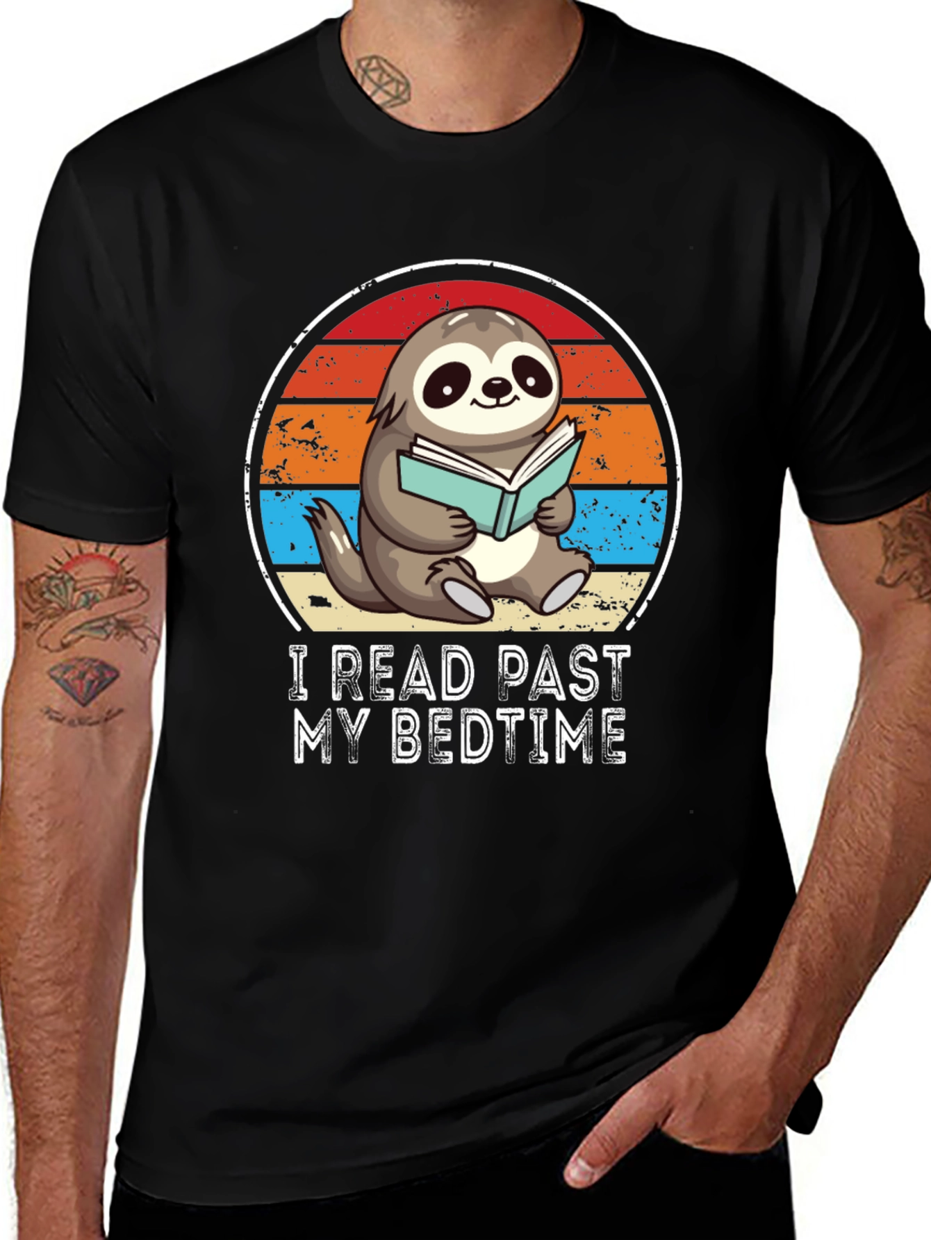 I Read Past My Bedtime Sloth T-Shirt