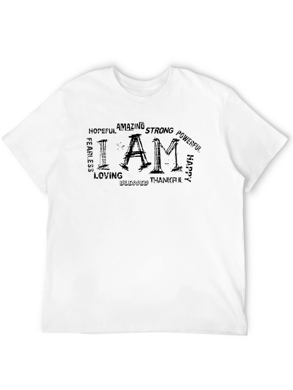 Inspirational Word Art Graphic T-Shirt