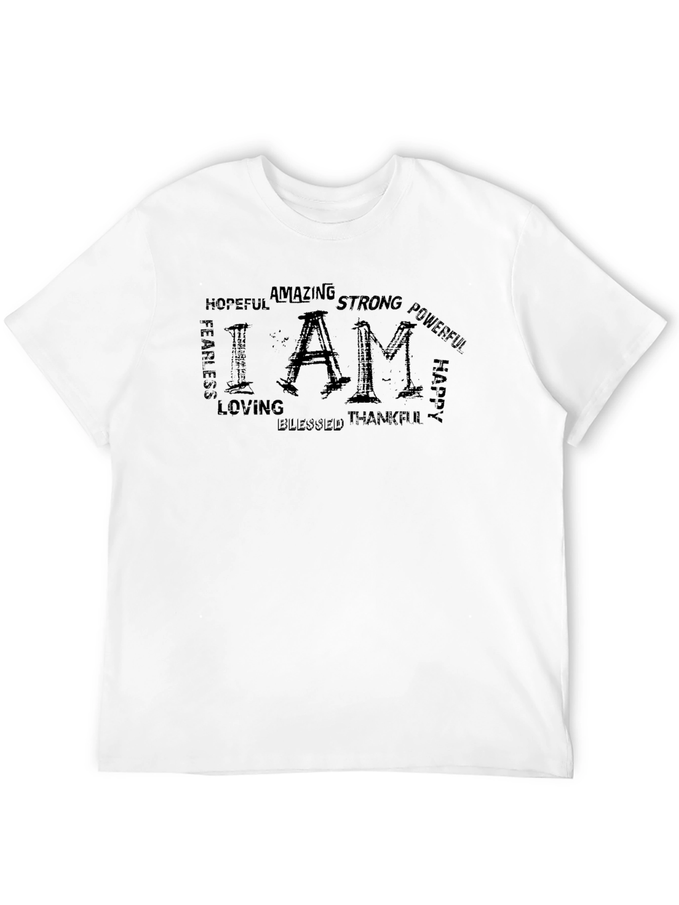 Inspirational Word Art Graphic T-Shirt