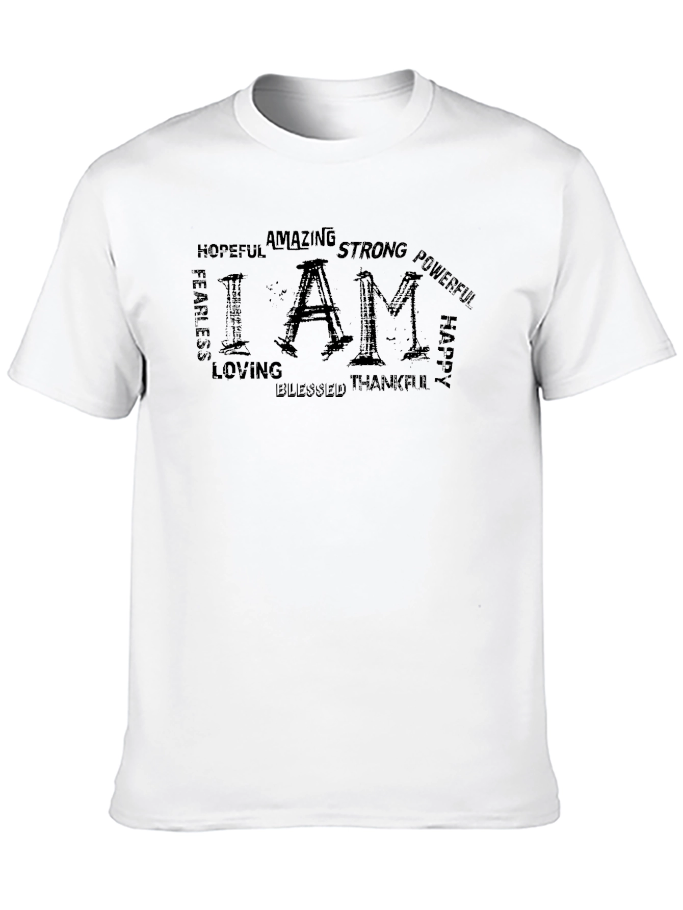 Inspirational Word Art Graphic T-Shirt
