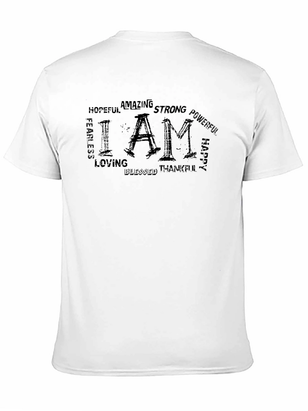 Inspirational Word Art Graphic T-Shirt