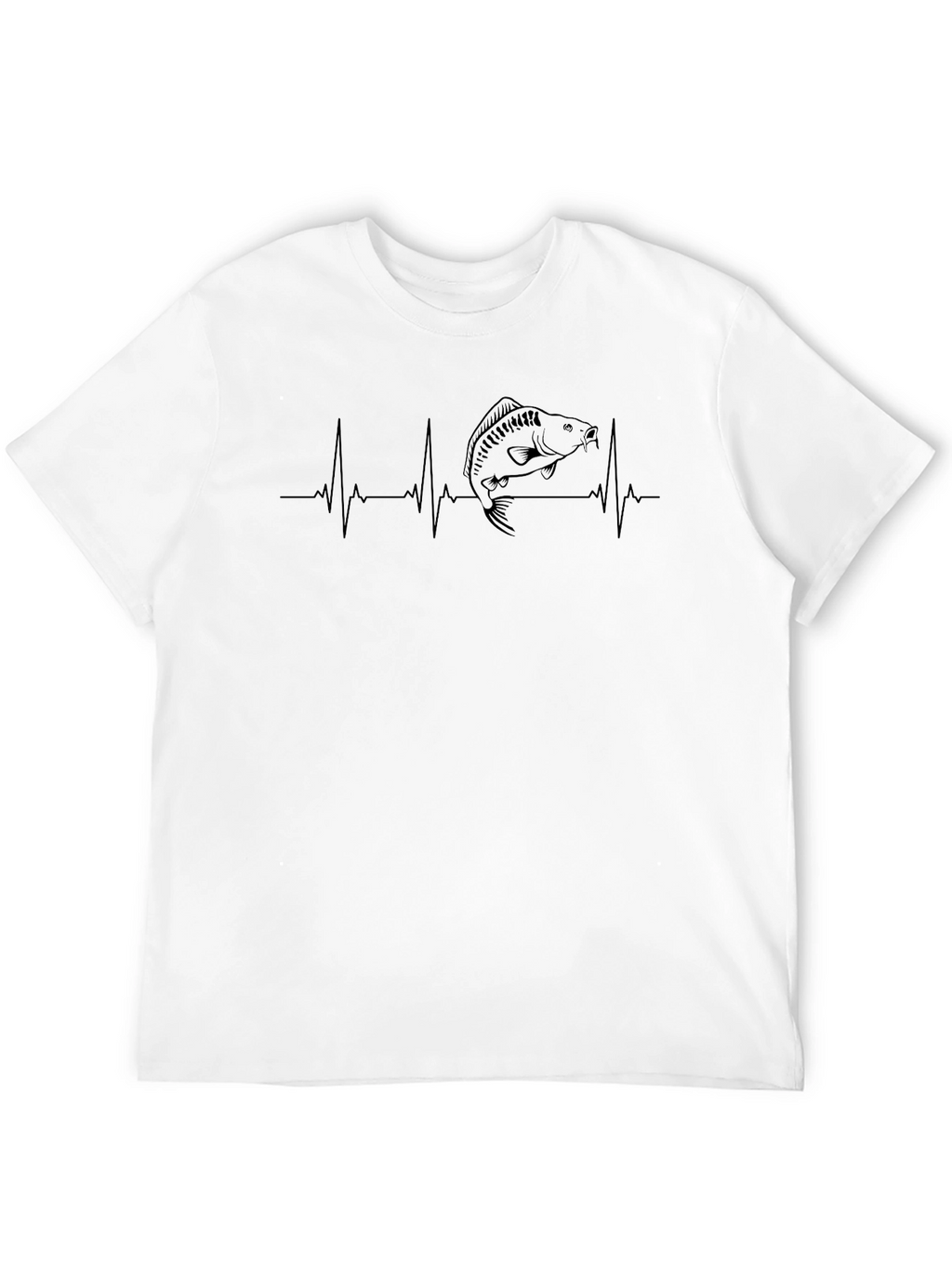 Fishing Heartbeat T-Shirt