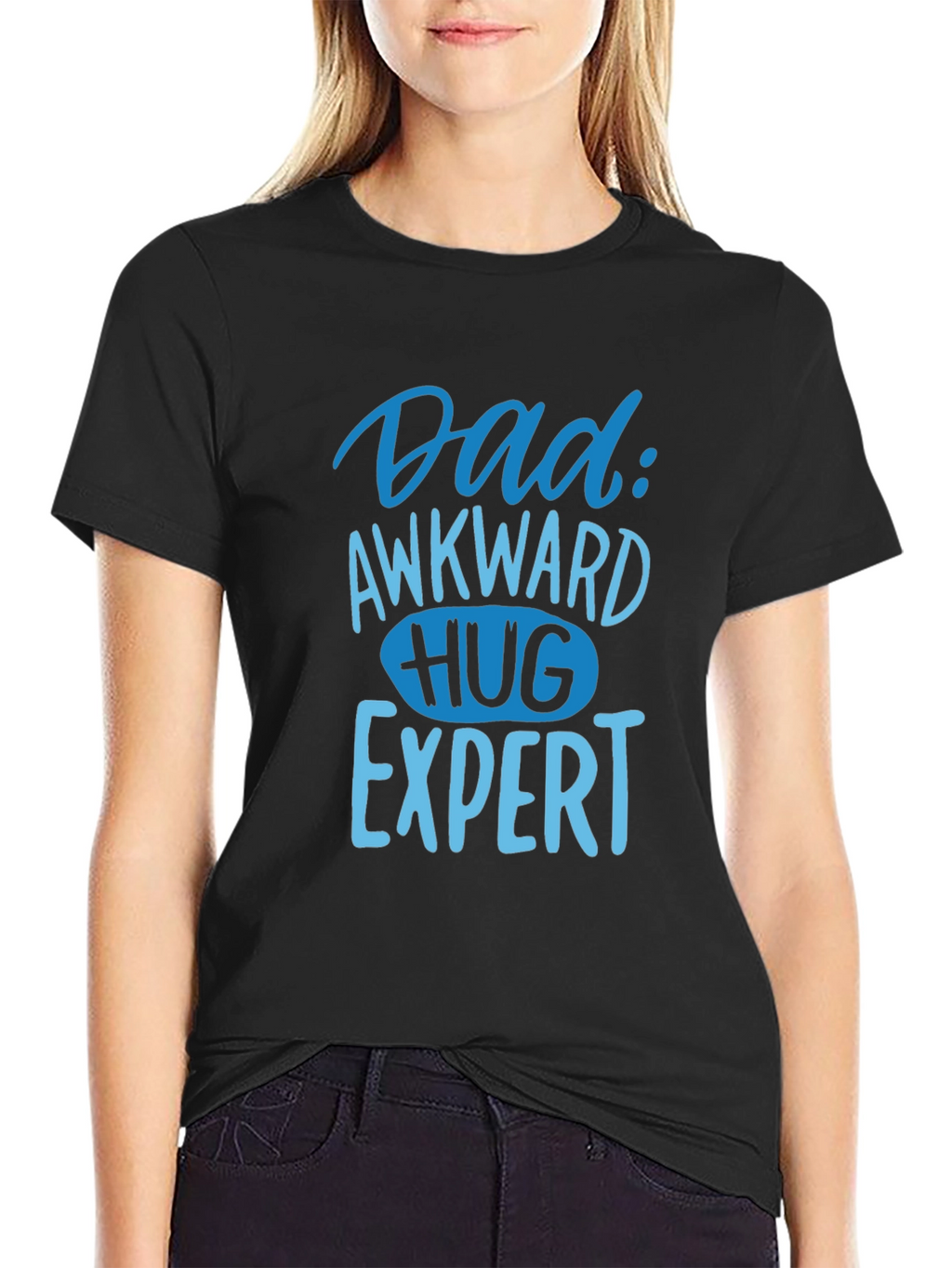 Dad Awkward Hug Expert Graphic Tee