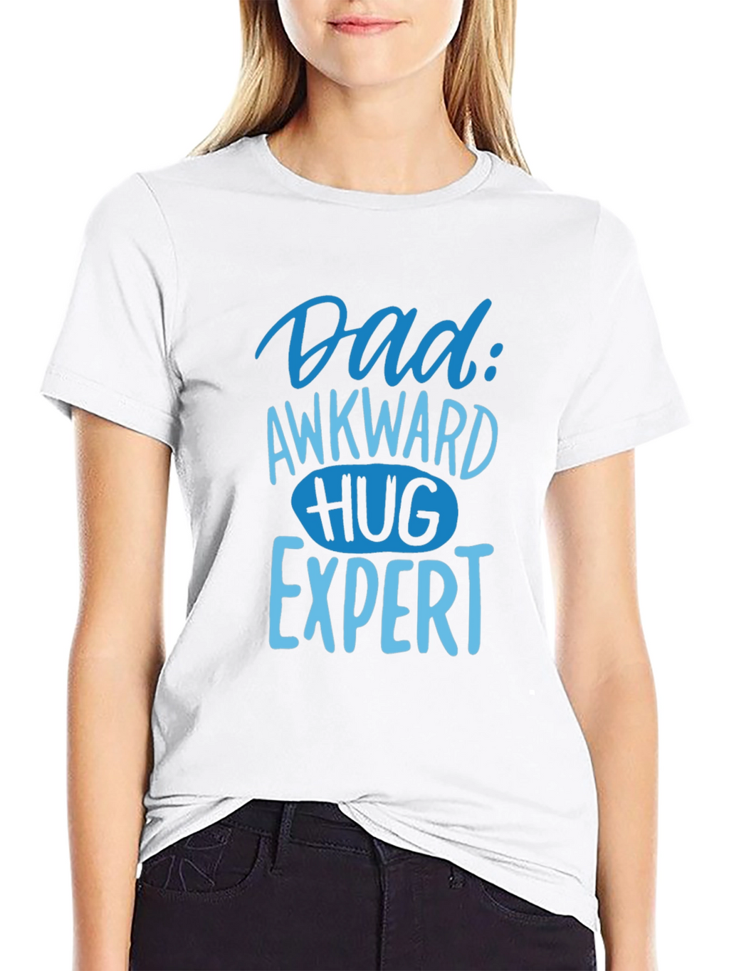 Dad Awkward Hug Expert Graphic Tee