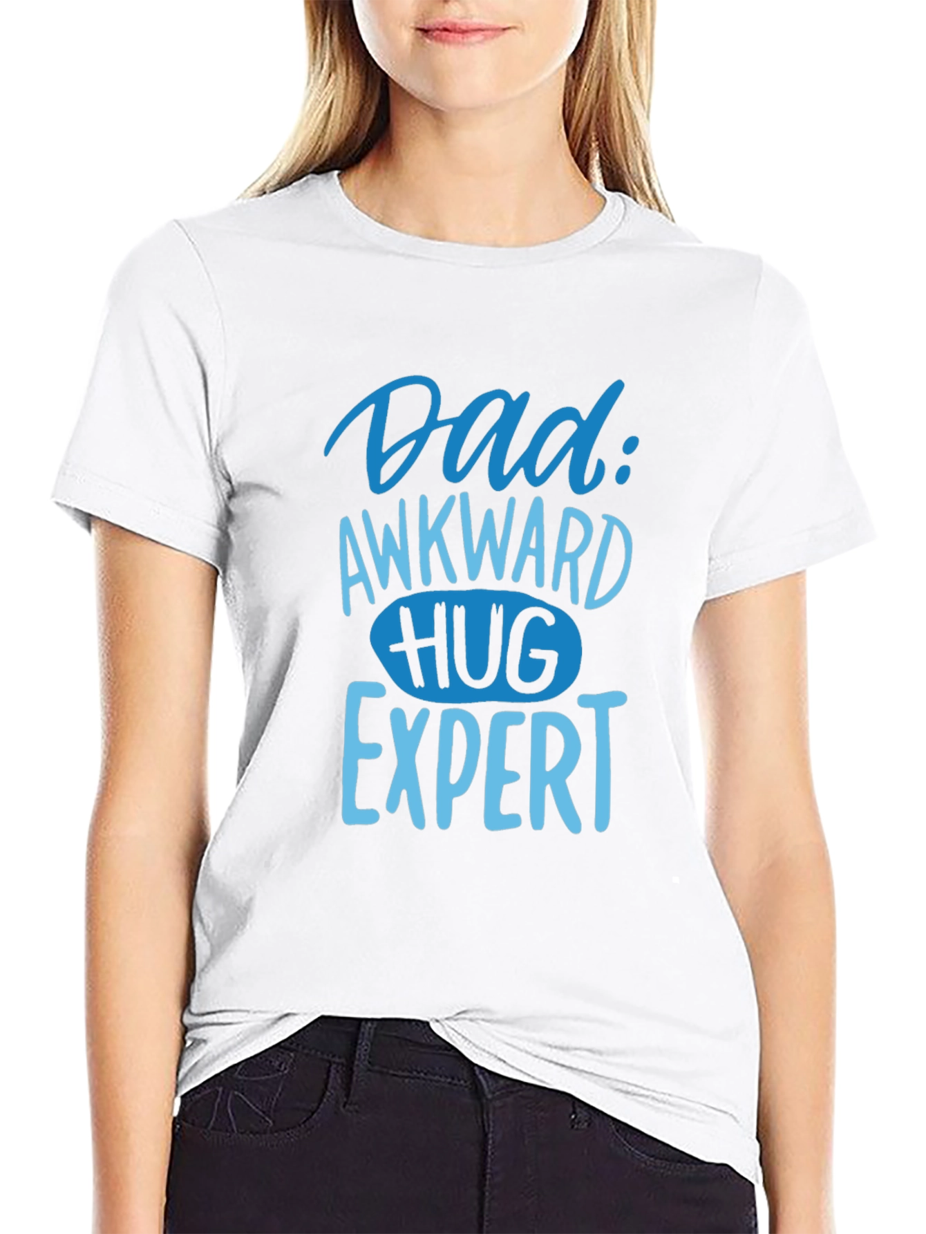 Dad Awkward Hug Expert Graphic Tee