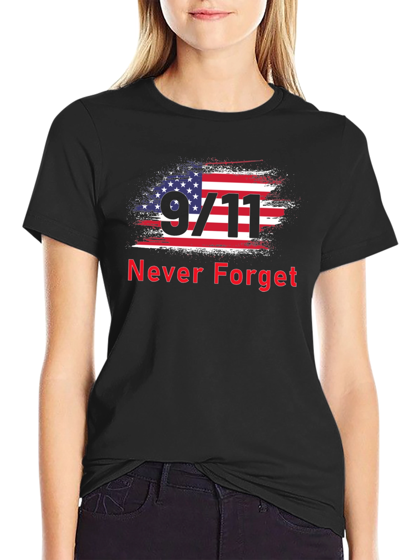 9/11 Never Forget Patriotic T-Shirt