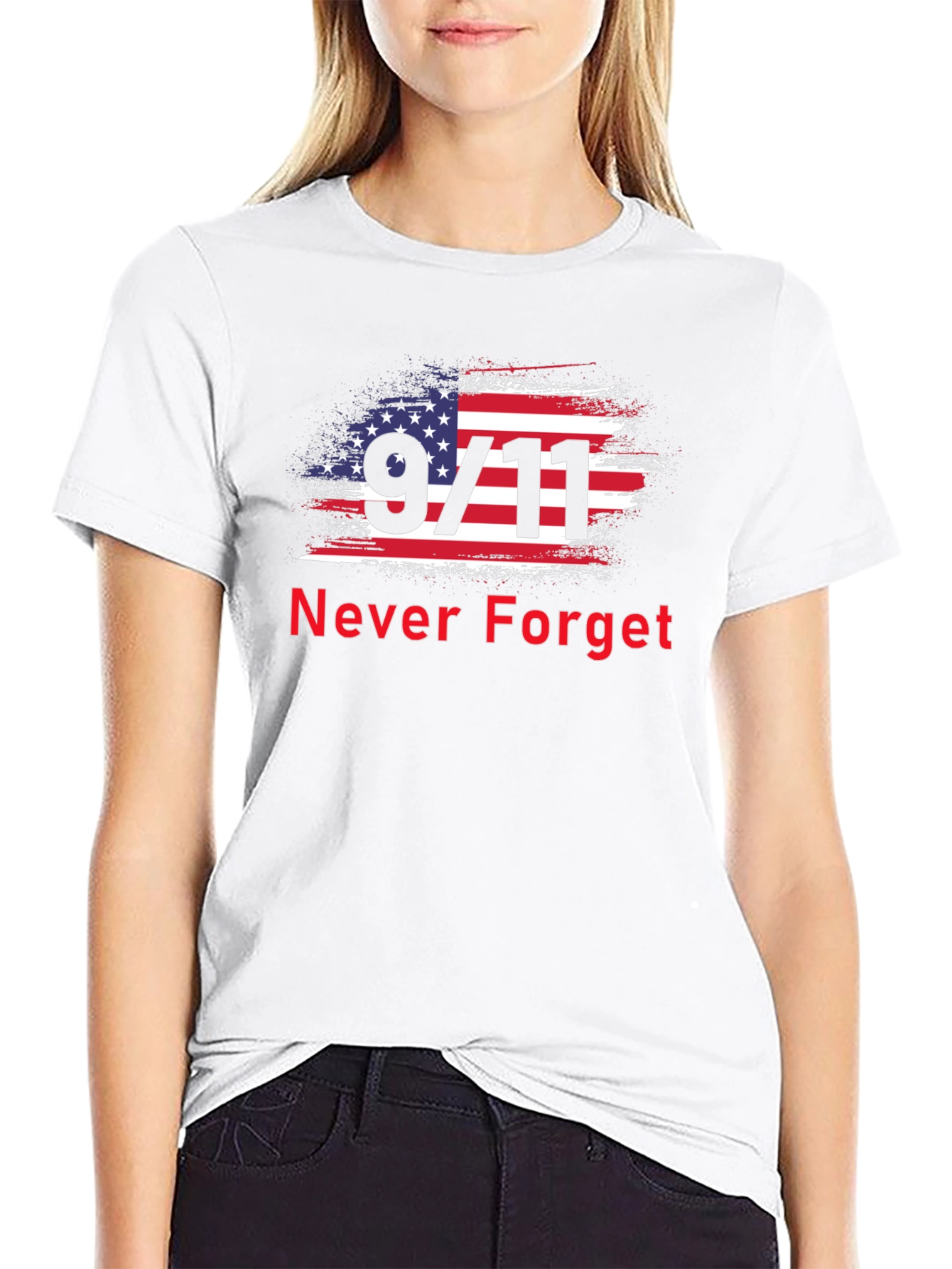 9/11 Never Forget Patriotic T-Shirt