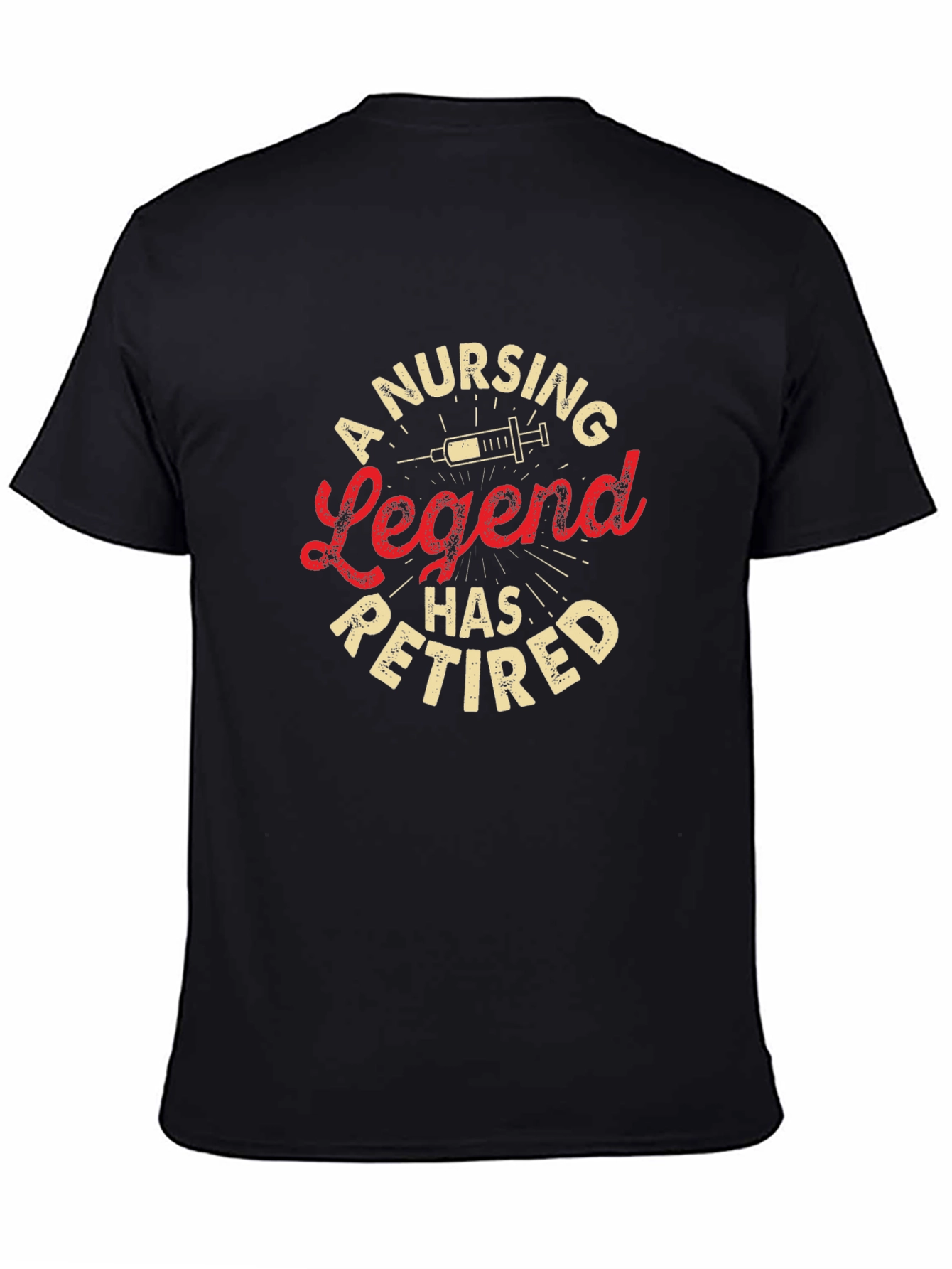 Nursing Legend Retired Black T-Shirt