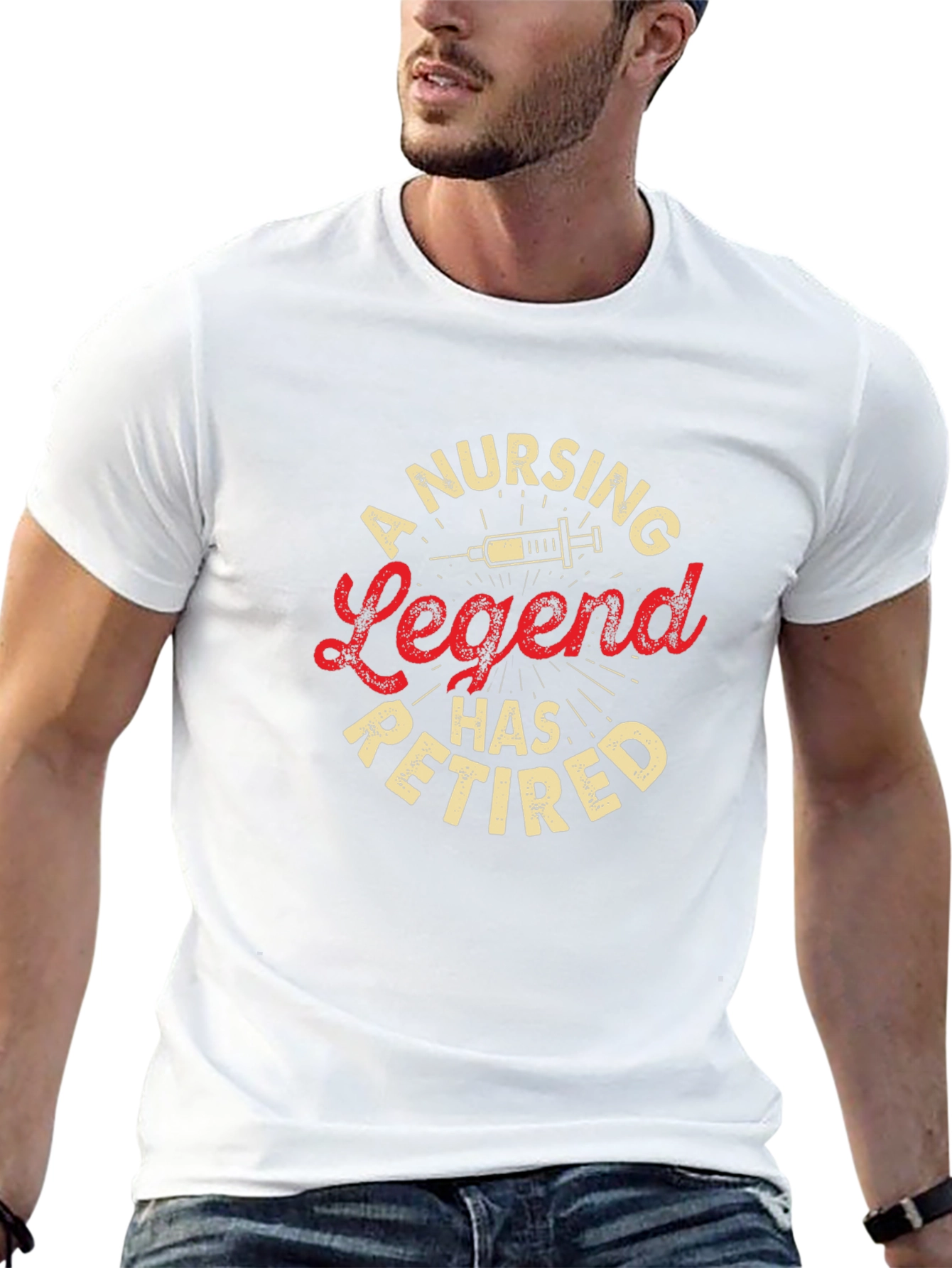 Nursing Legend Retired Black T-Shirt