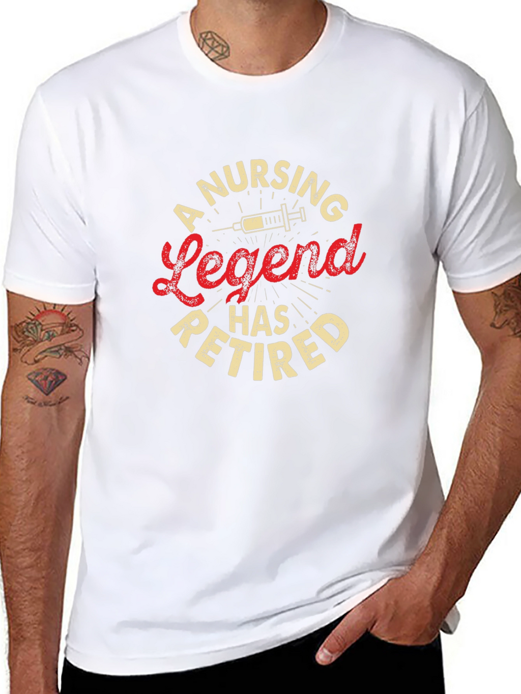 Nursing Legend Retired Black T-Shirt