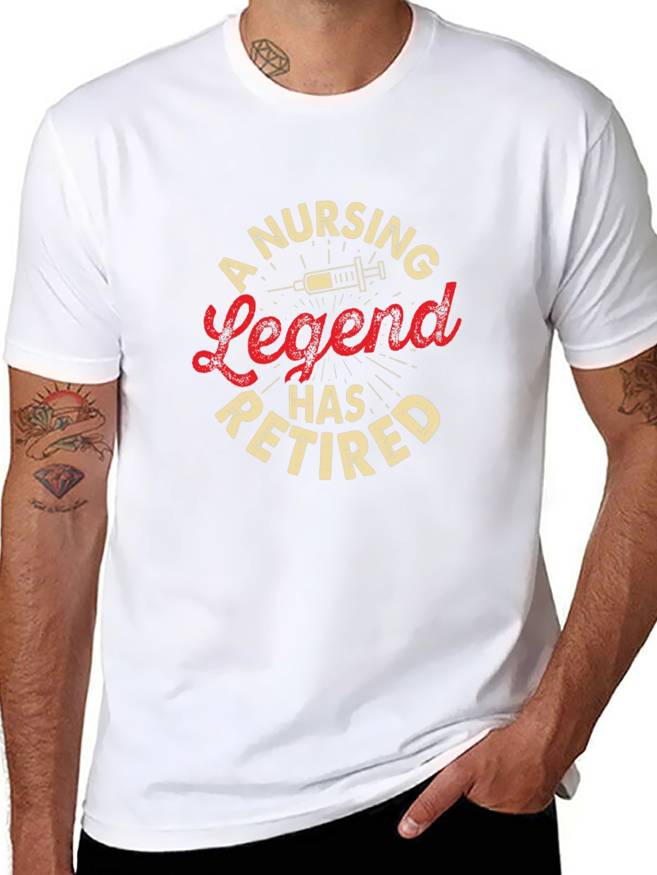 Nursing Legend Retired Black T-Shirt