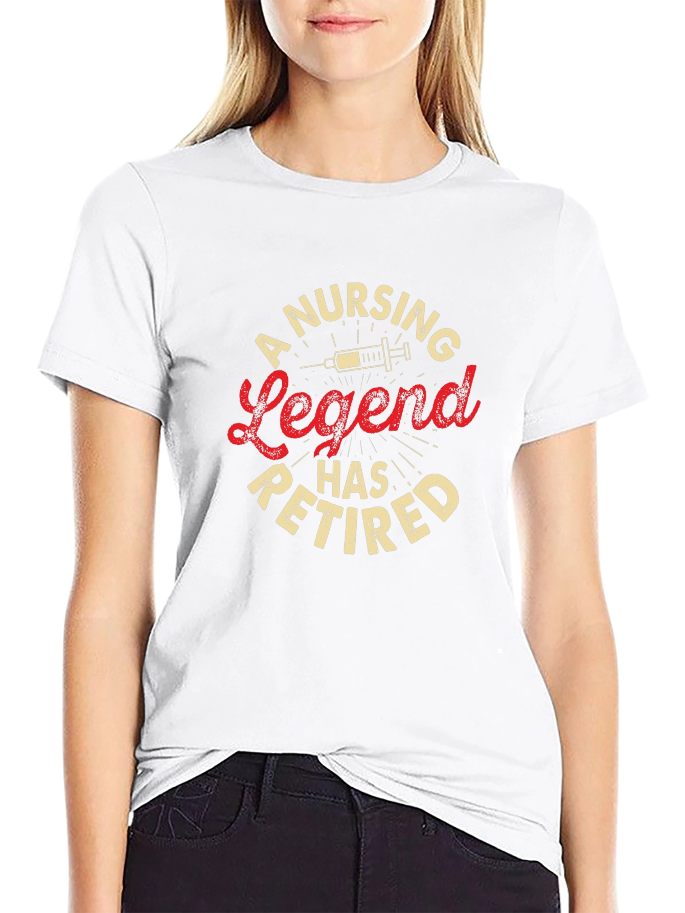 Nursing Legend Retired Black T-Shirt