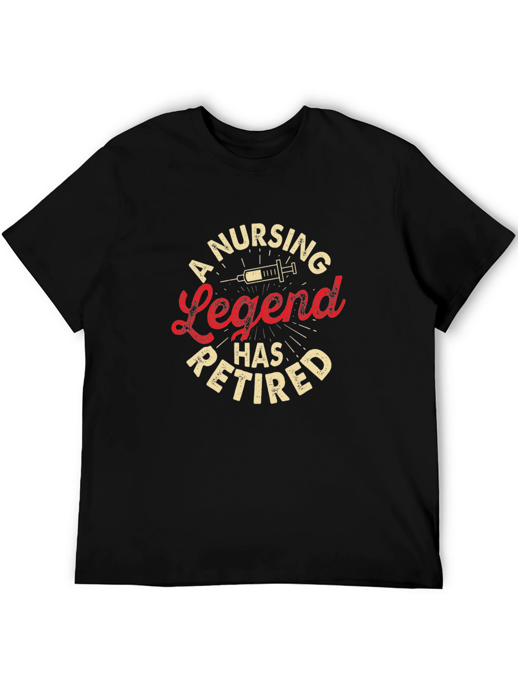 Nursing Legend Retired Black T-Shirt