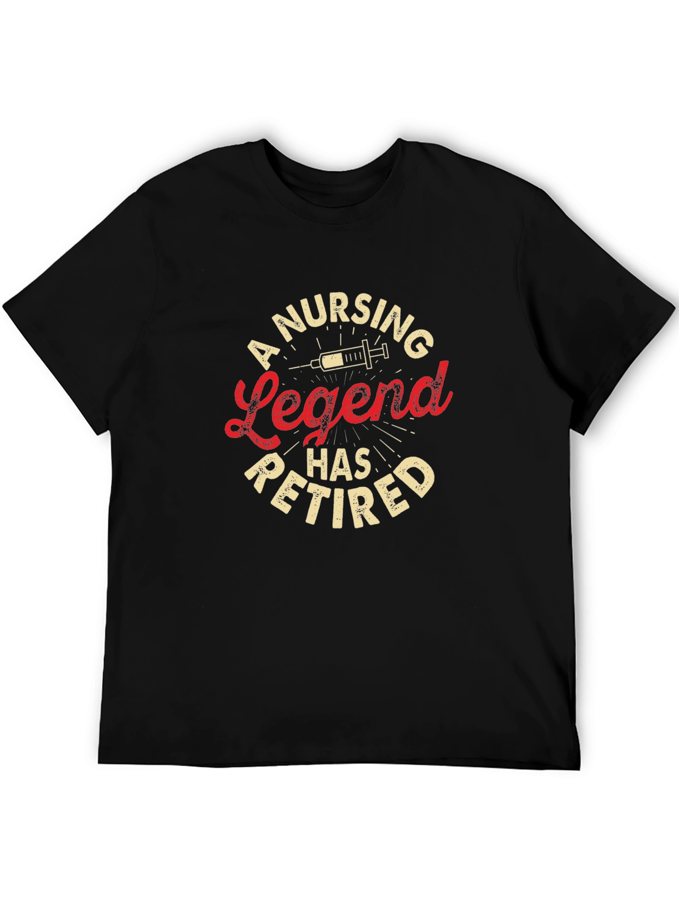 Nursing Legend Retired Black T-Shirt