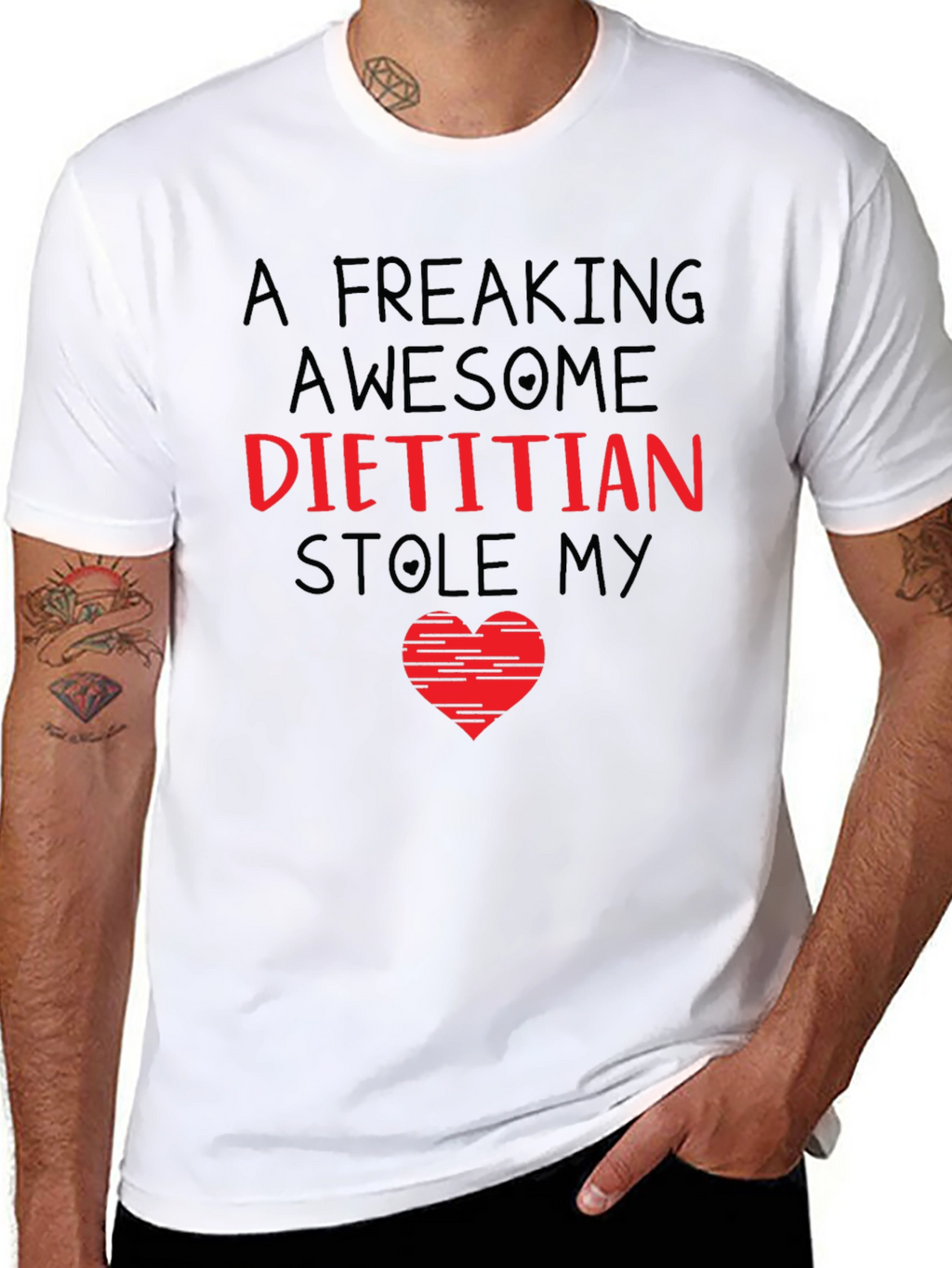 Funny Dietitian Stole My Heart T-Shirt