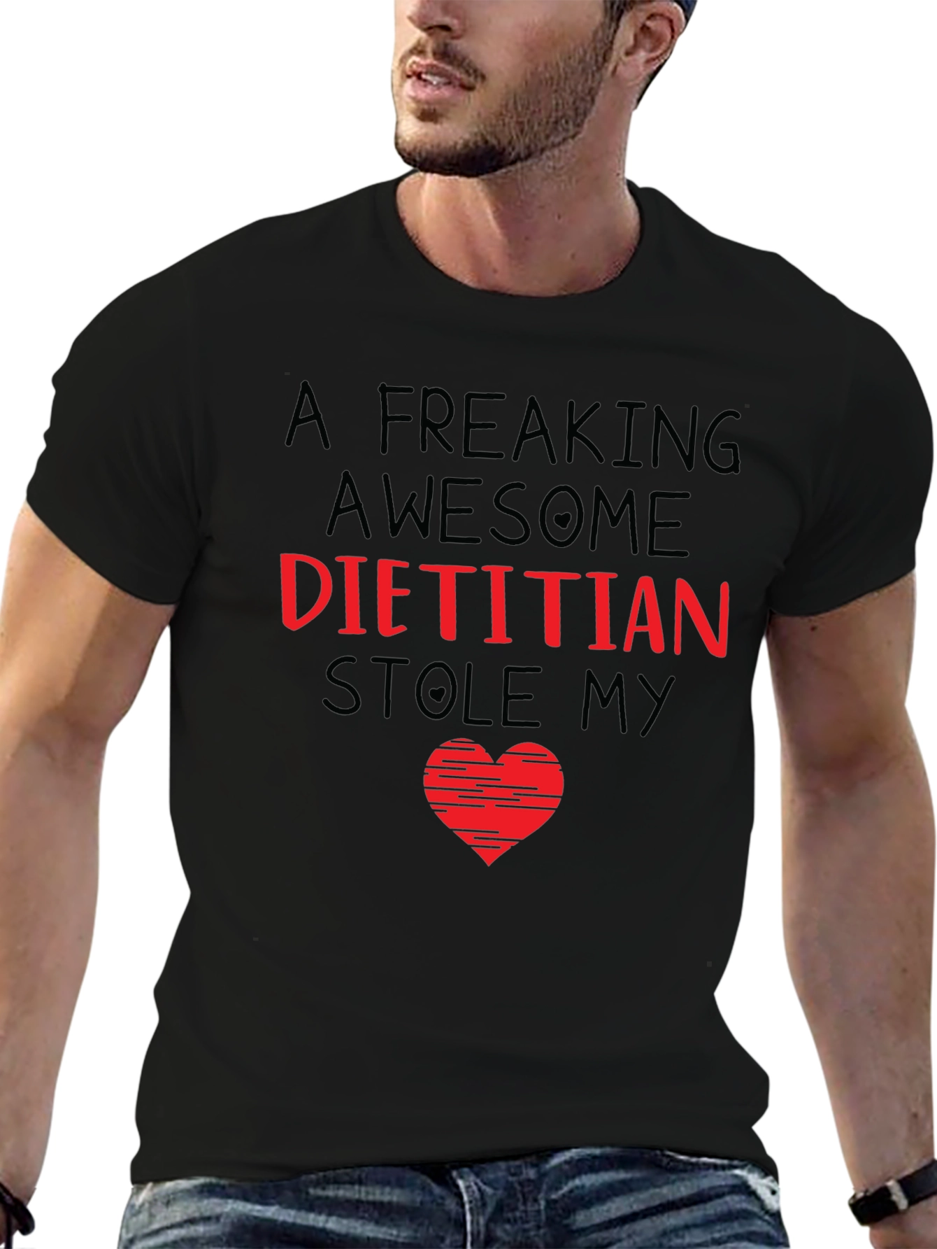 Funny Dietitian Stole My Heart T-Shirt