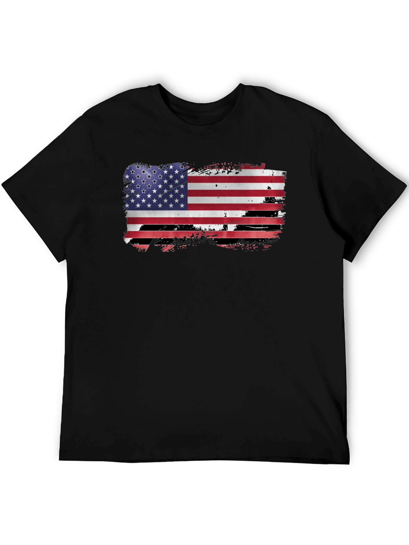 American Flag Graphic Tee - Patriotic Style