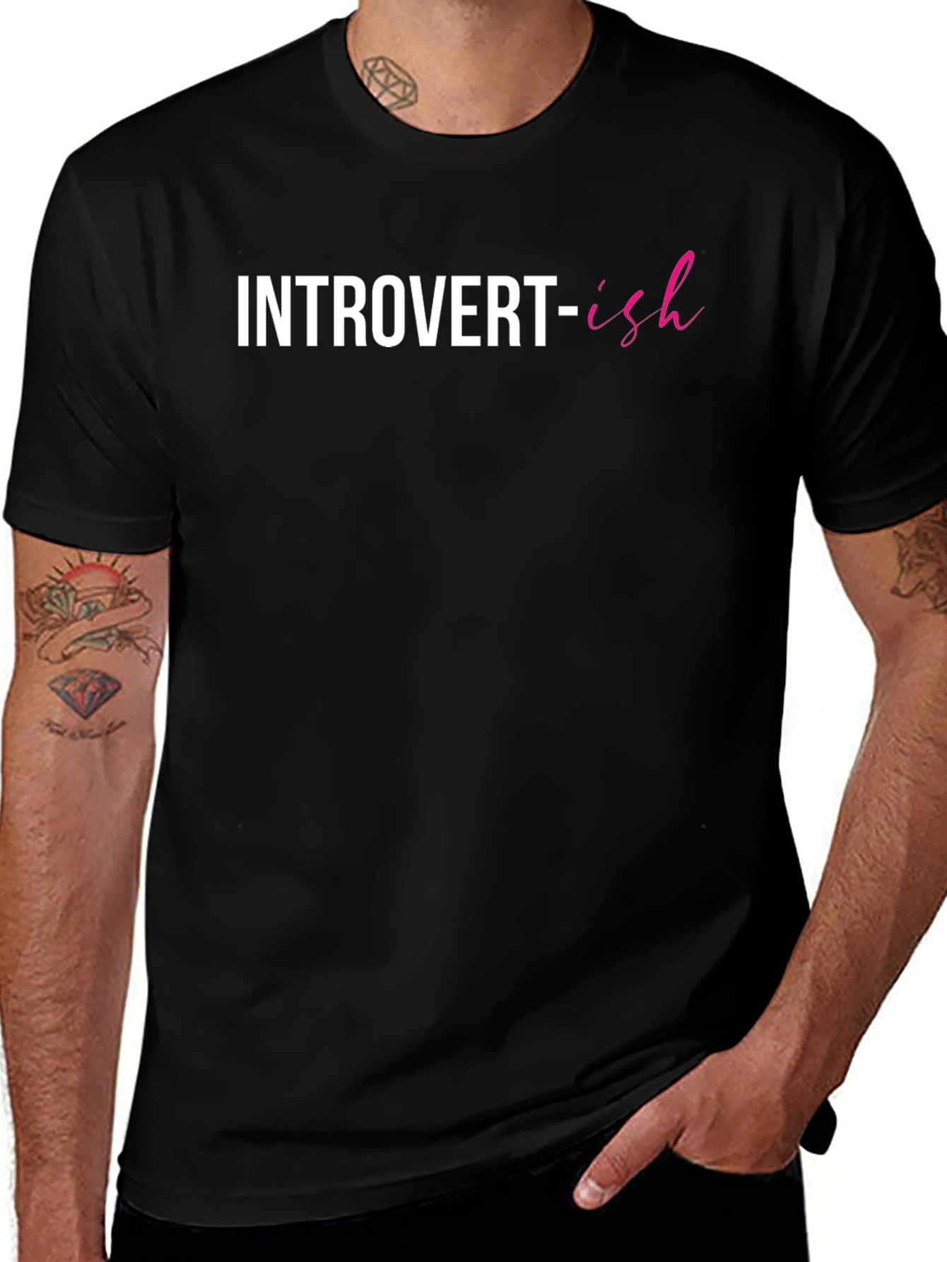 Introvert-ish Graphic Tee - Comfortable Everyday Wear