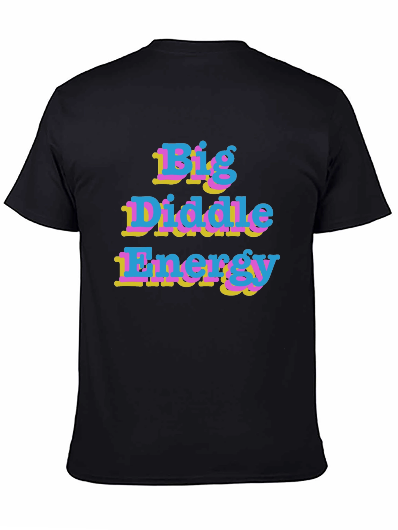 Big Diddle Energy Graphic Tee - Black Unisex T-Shirt
