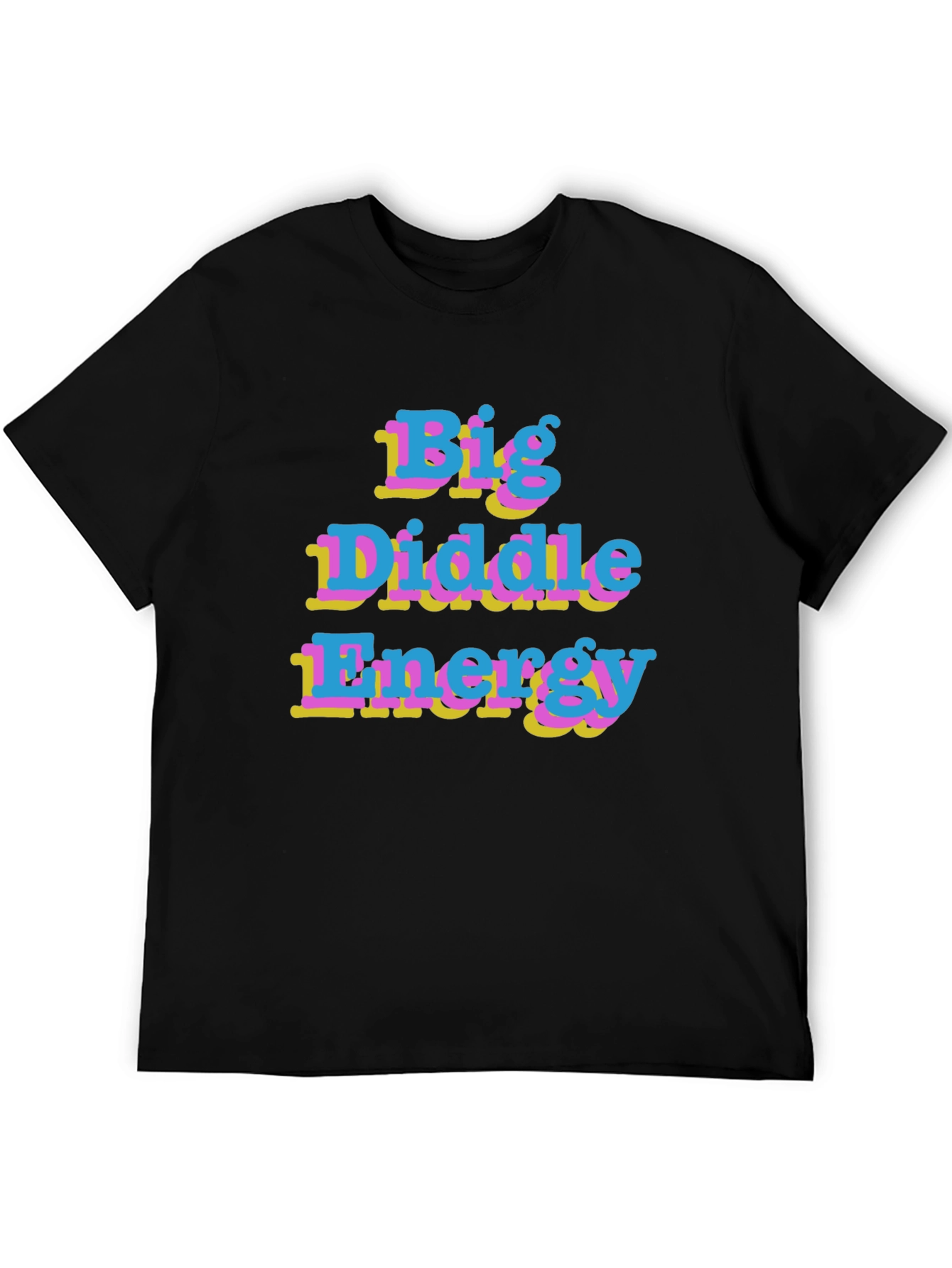 Big Diddle Energy Graphic Tee - Black Unisex T-Shirt