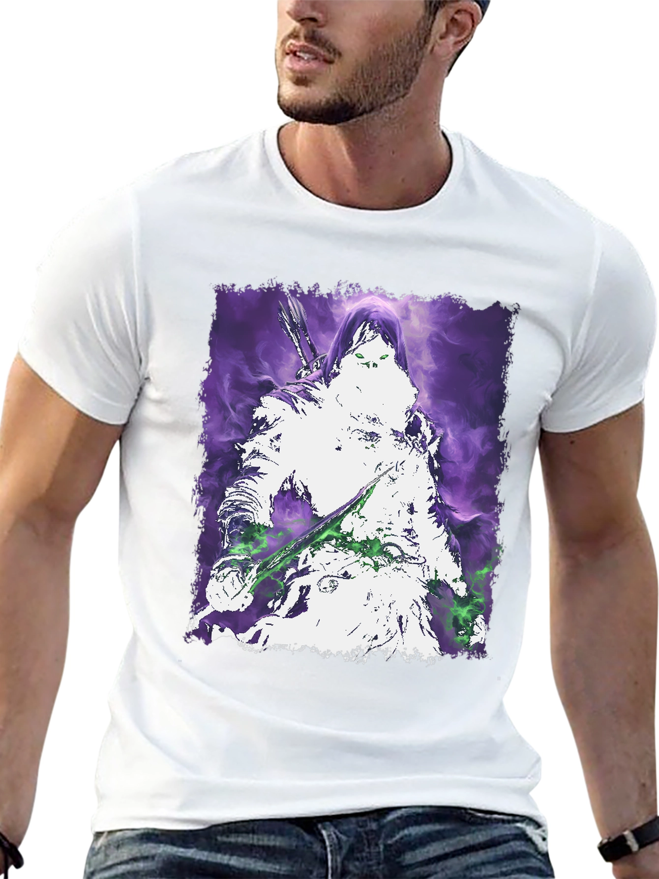 Mystic Warrior Graphic Tee - Black