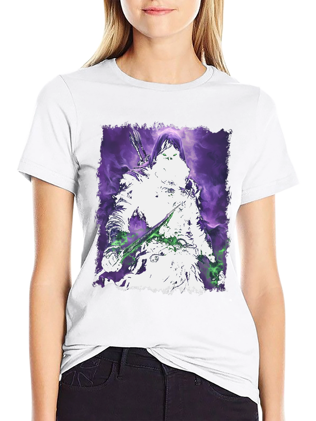 Mystic Warrior Graphic Tee - Black