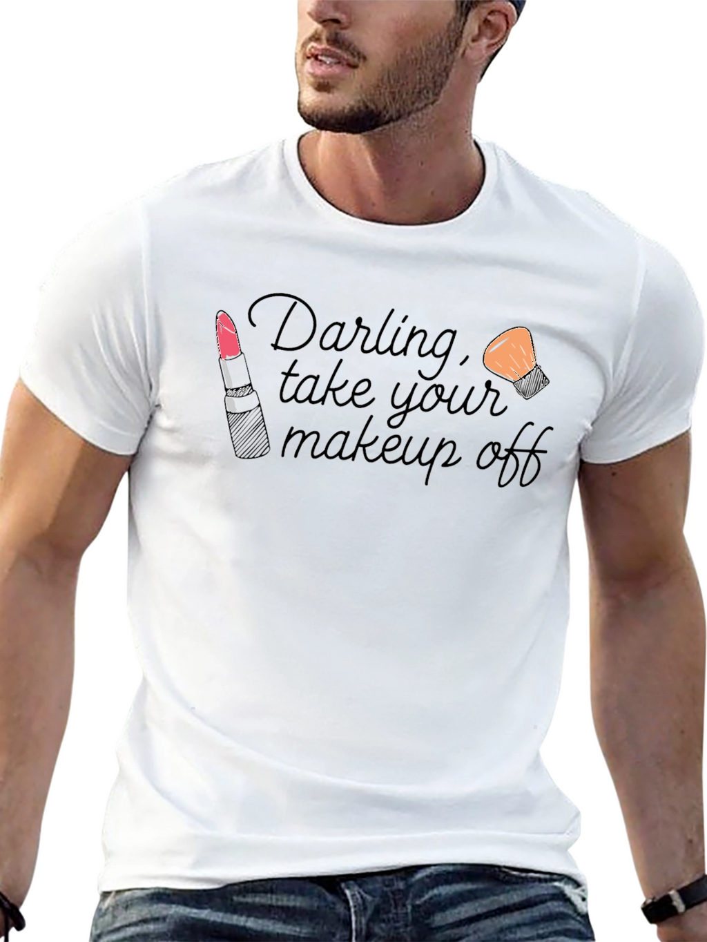 Darling Take Your Makeup Off Black T-Shirt