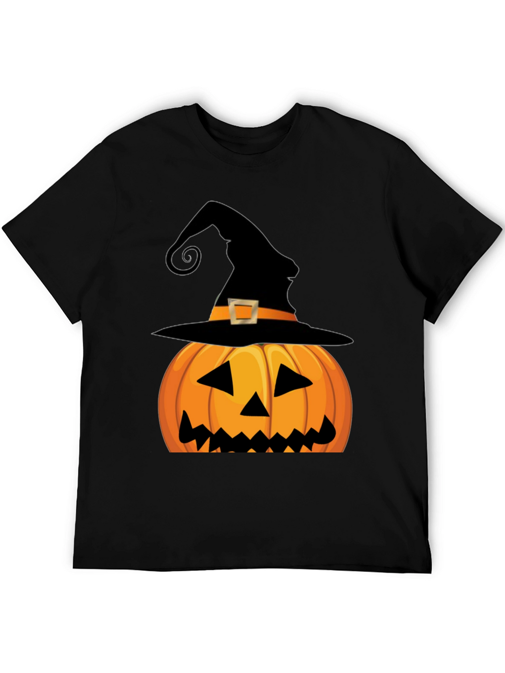 Halloween Pumpkin Witch Hat T-Shirt