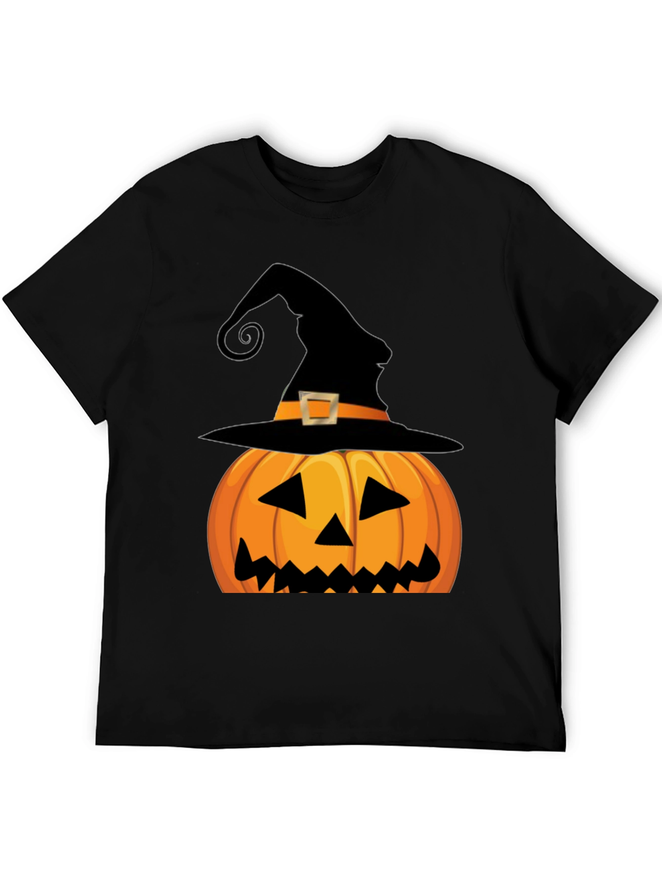 Halloween Pumpkin Witch Hat T-Shirt