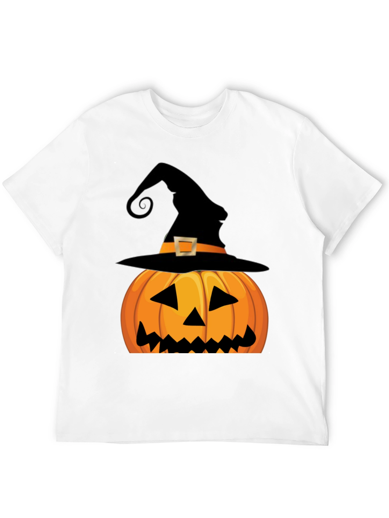 Halloween Pumpkin Witch Hat T-Shirt