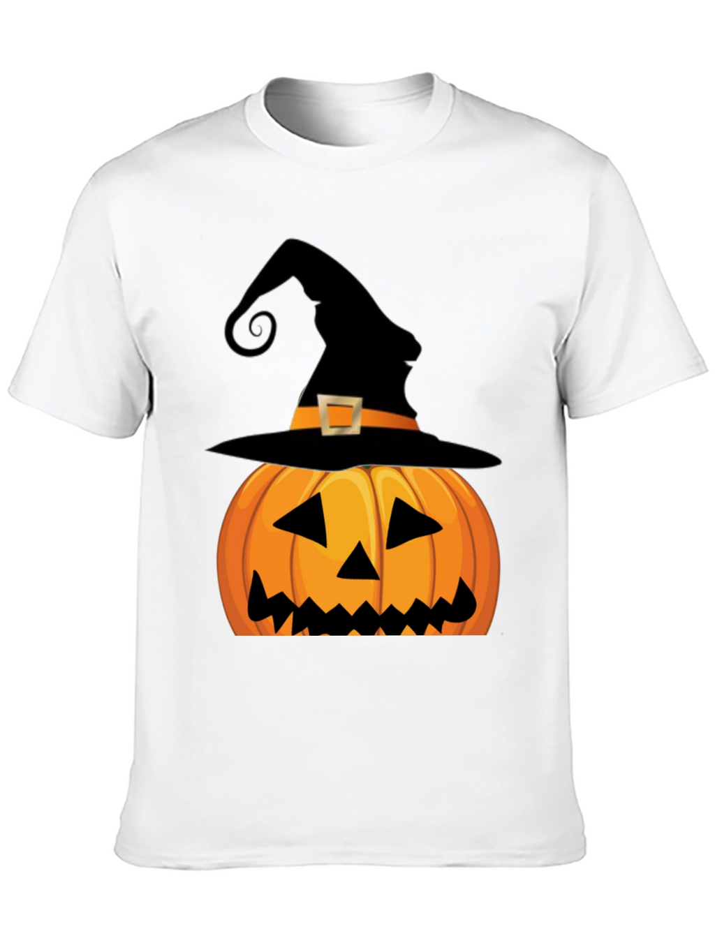 Halloween Pumpkin Witch Hat T-Shirt