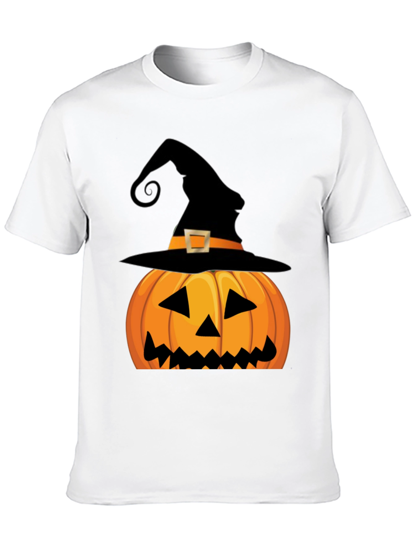 Halloween Pumpkin Witch Hat T-Shirt