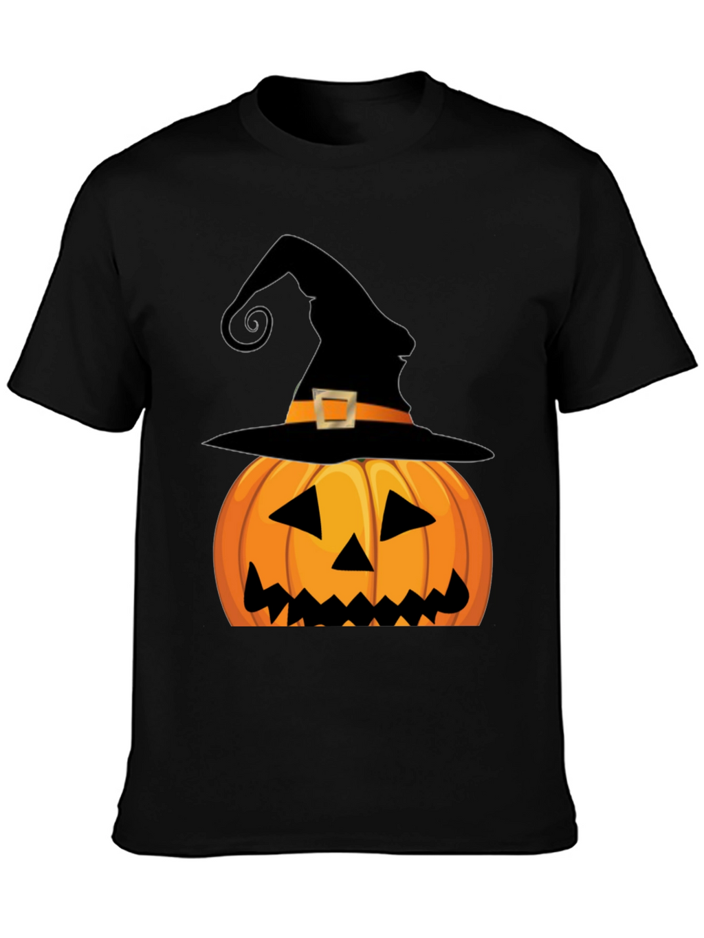 Halloween Pumpkin Witch Hat T-Shirt