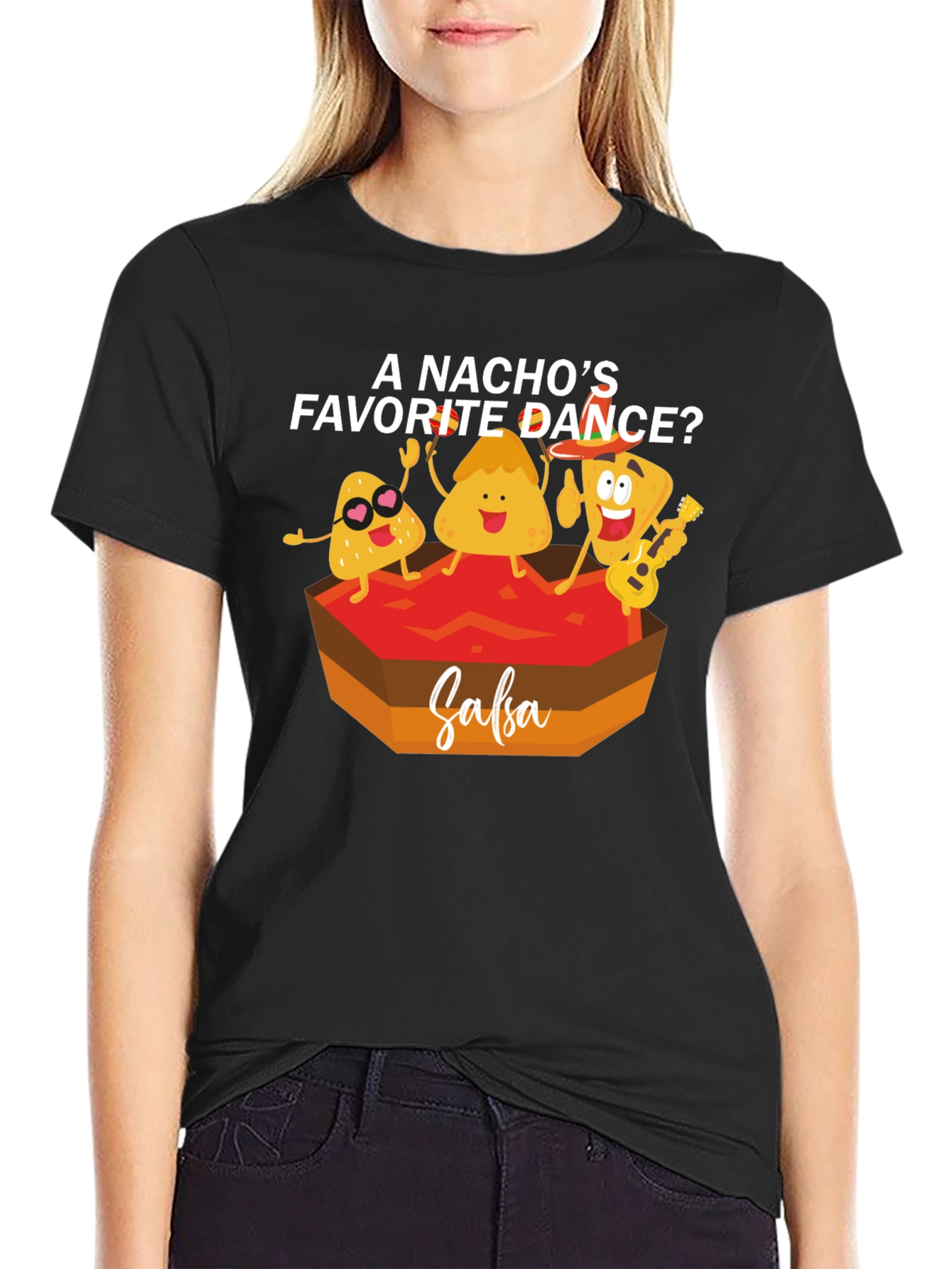 Nachos Favorite Dance T-Shirt - Salsa Humor Tee