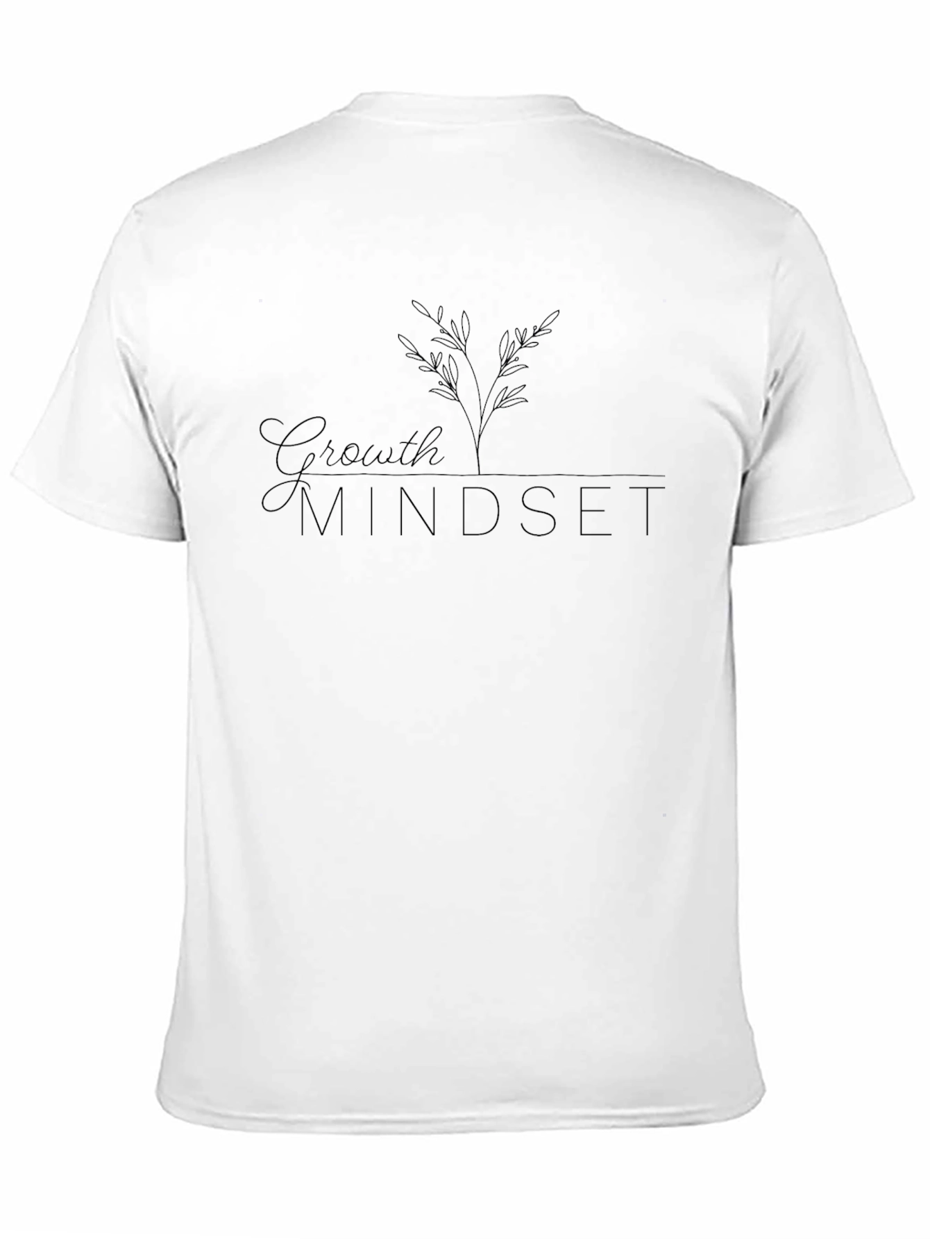 Growth Mindset Black T-Shirt