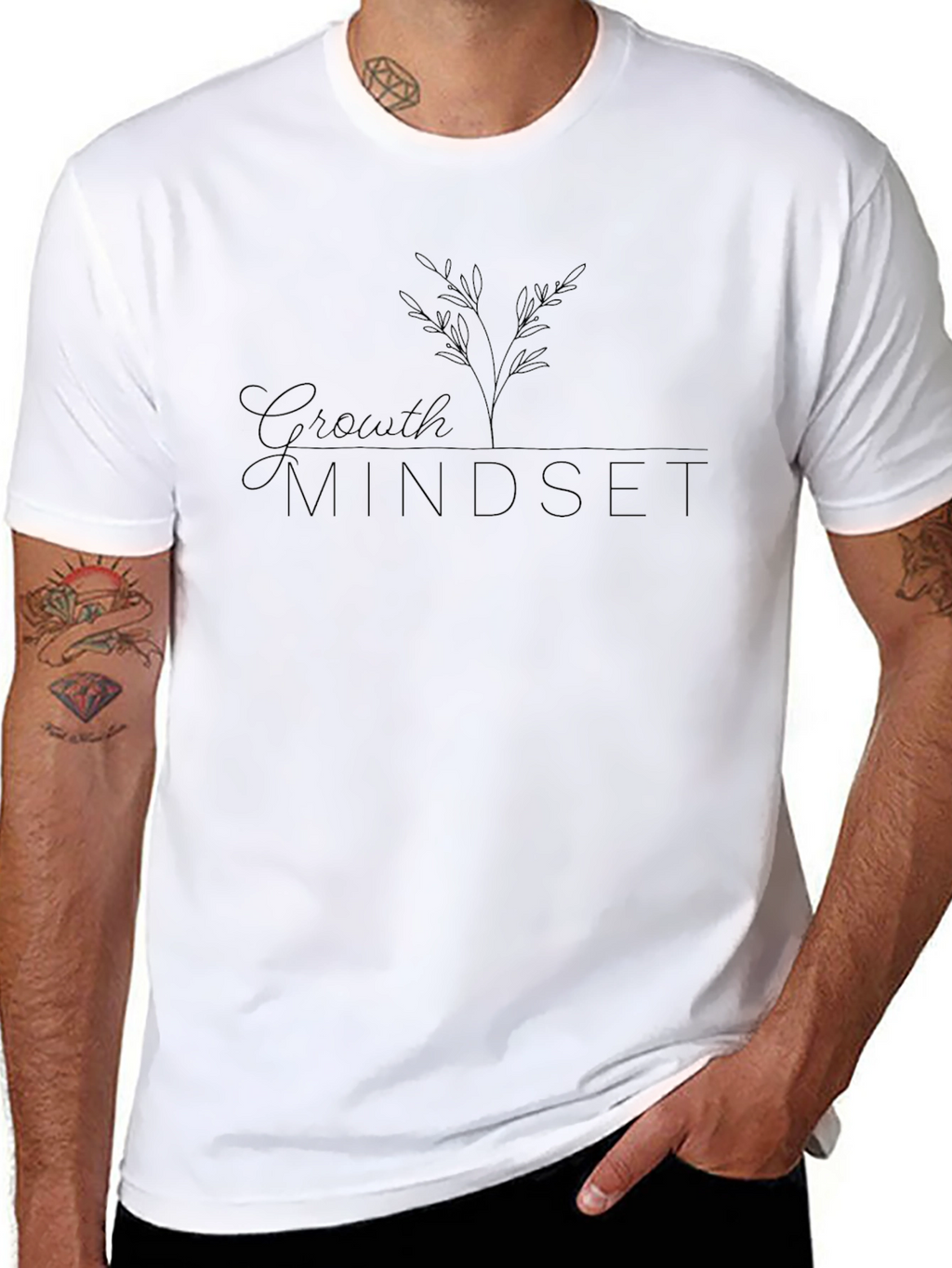 Growth Mindset Black T-Shirt