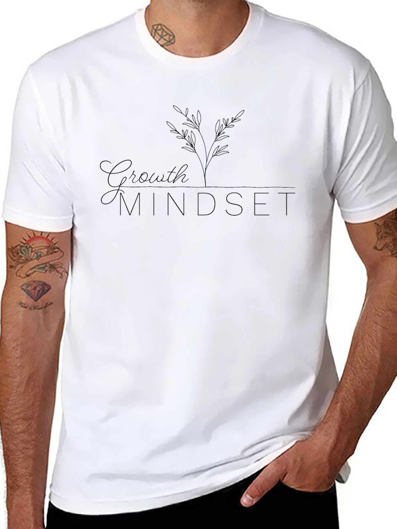 Growth Mindset Black T-Shirt