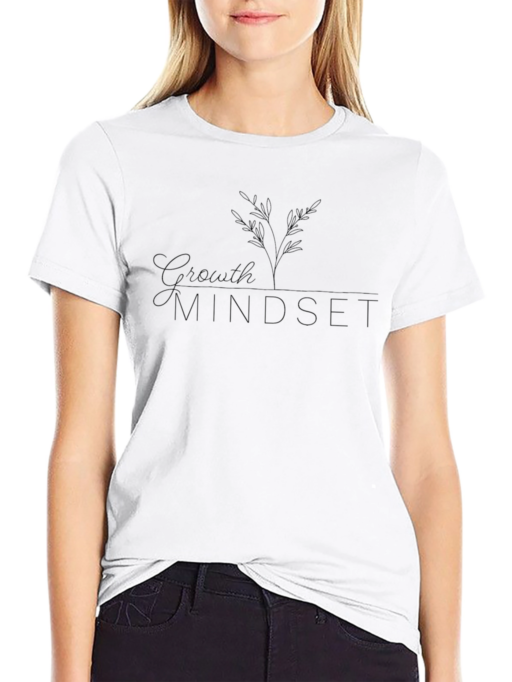 Growth Mindset Black T-Shirt