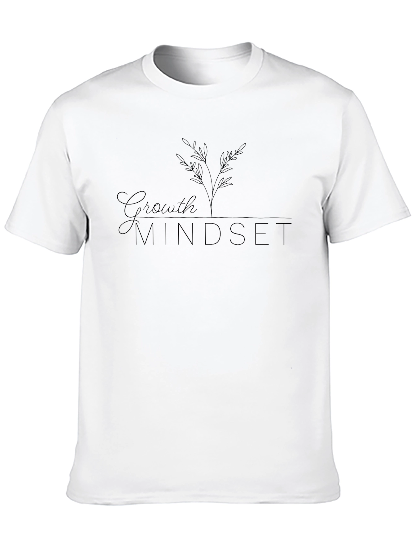 Growth Mindset Black T-Shirt