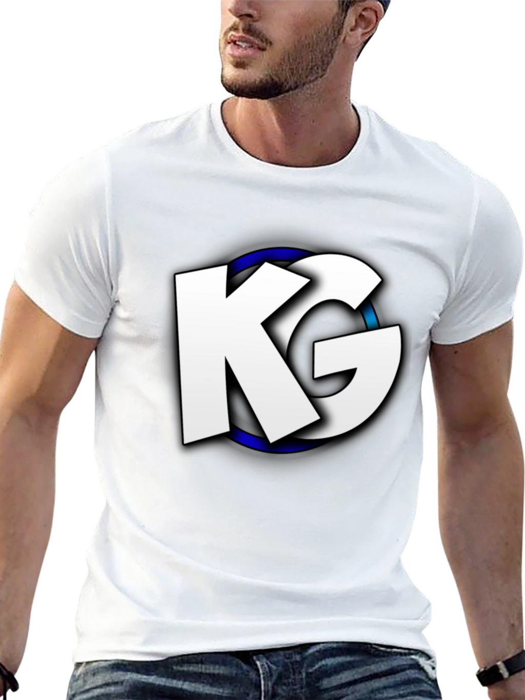 KG Logo Graphic Black T-Shirt